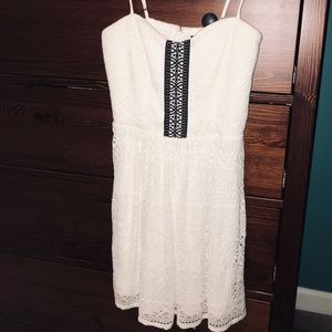 White lace sundress